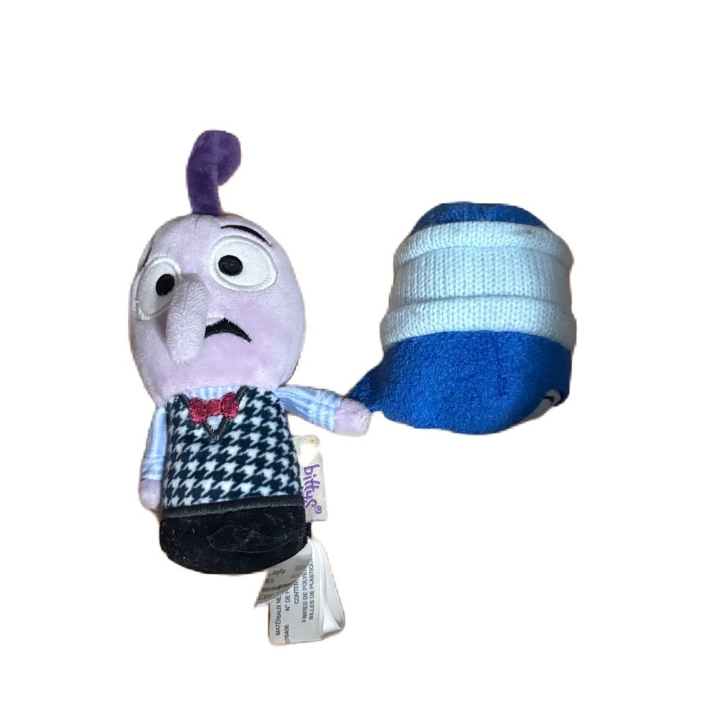 Hallmark Itty Bittys Disney Pixar Inside Out Fear 4.5" Mini Bean Plush Sadness